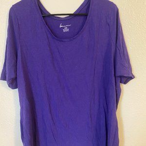 Purple Cotton Tee